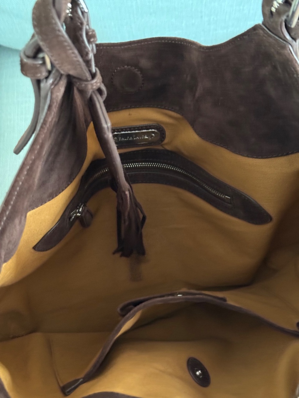 Ralph Lauren Fringe suede shoulder bag - Picture 9 of 14